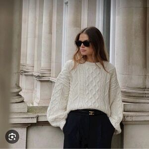 Anine Bing Cable knit Irina sweater